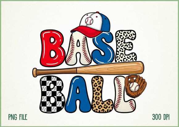 Bring the Team Spirit to Life with a Baseball Mom Colorful Sports Graphic