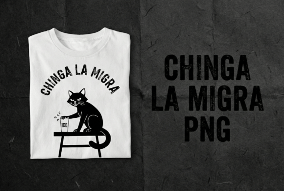 Chinga La Migra Cat Protest Graphic: Bold Activist Art