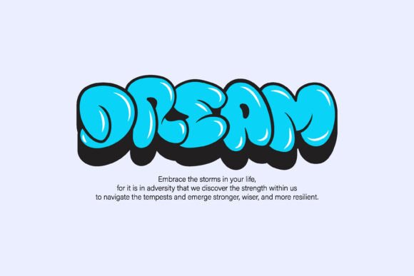 Dream Typography Graphic: A Designer's Modern Serif Solution