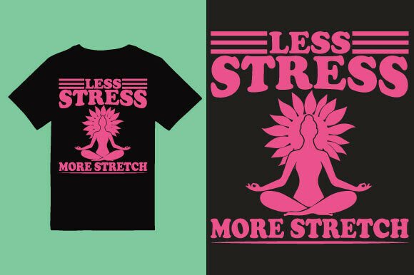 Embrace Serenity: The Zen Lotus Yoga Graphic for T-Shirts