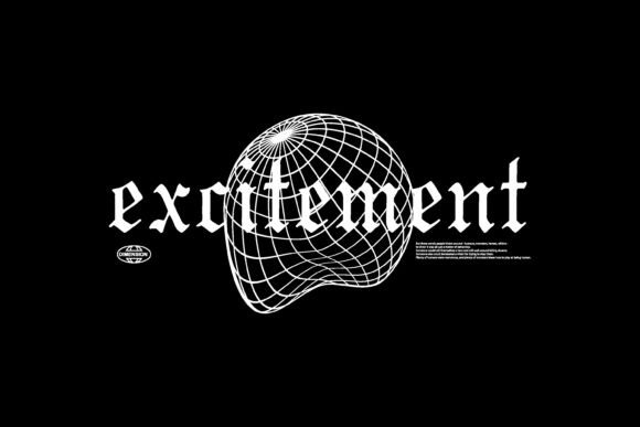 Excitement Bold Typography Graphic: Unleash Your Brand's Energy