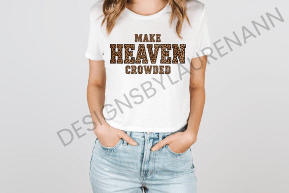 Make Heaven Crowded Leopard Graphic: A Bold Statement for Modern Design