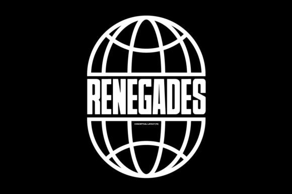 Renegades Streetwear Badge Graphic: More Than Just a Font