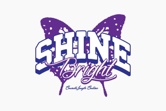 Shine Bright Typography: Your Modern Badge Font