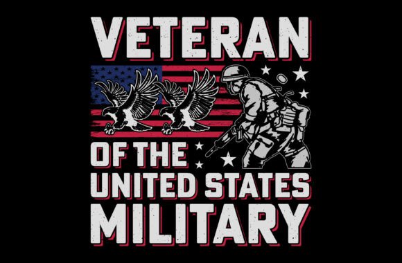 U S Military Veteran Sublimation Graphic: A Design Asset for Patriotic Projects