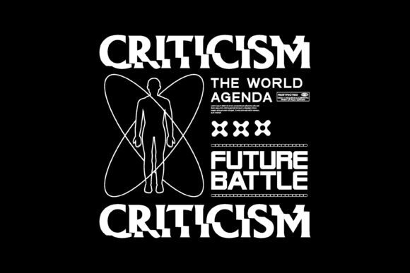 Unleash Impact: Criticism Bold Typography Graphic