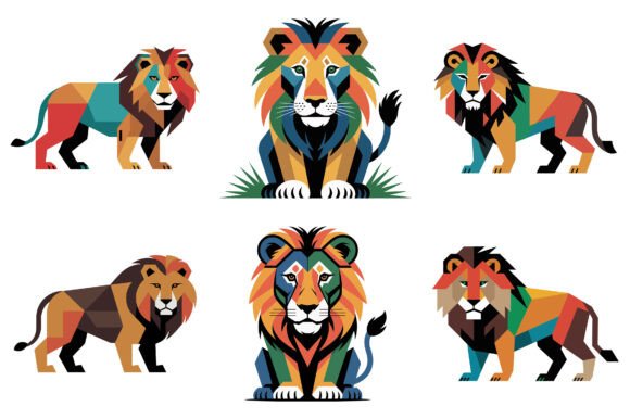 Unleashing the King: Lion Vector Graphic for T-Shirt Design